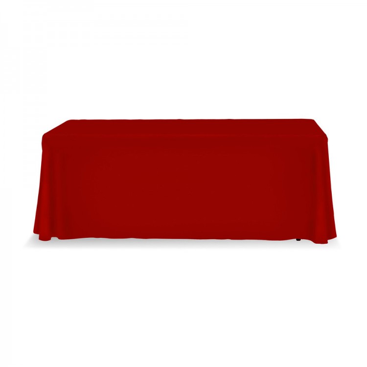 Red Color Table Throw Blank (No Print)